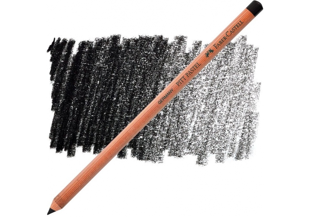 Карандаш пастельный PITT чёрный (199), 112299 Faber-Castell