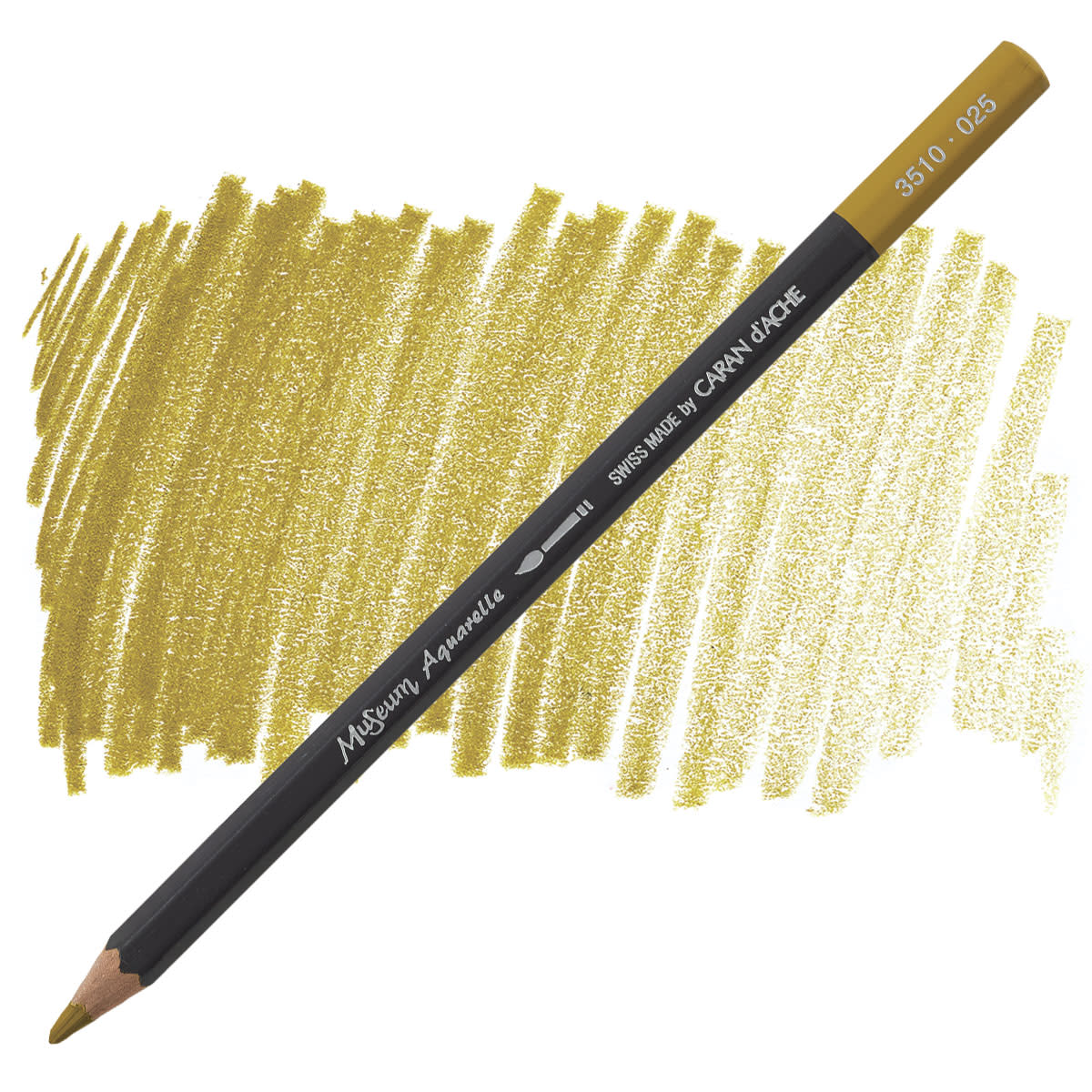 Карандаш Caran d`Ache Museum Aquarelle Green Ochre Fsc, 3510.025