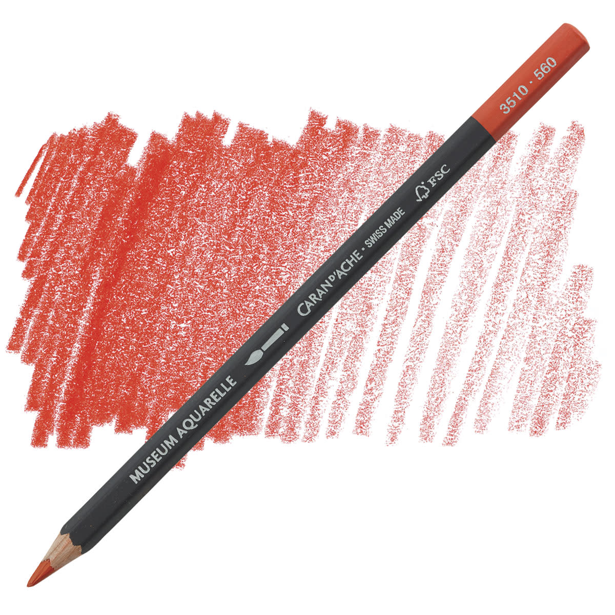 Карандаш Caran d`Ache Museum Aquarelle Light Cadmium Red Fsc, 3510.560