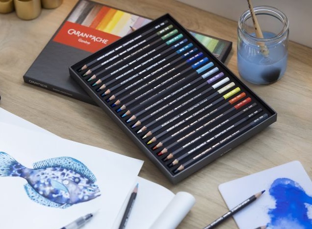 Карандаш Caran d`Ache Museum Aquarelle Light Olive Fsc, 3510.245 4