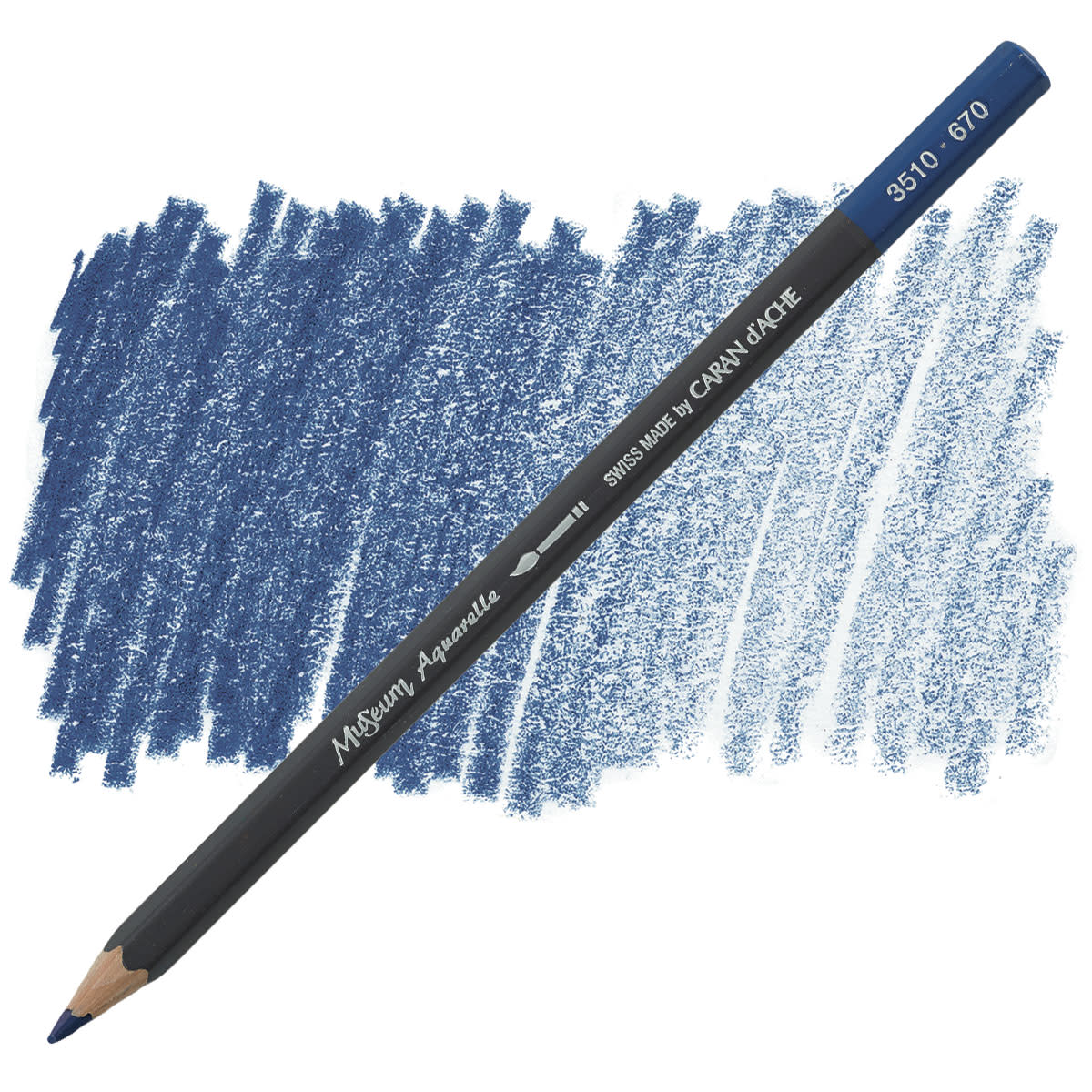 Карандаш Caran d`Ache Museum Aquarelle Permanent Blue Fsc, 3510.670