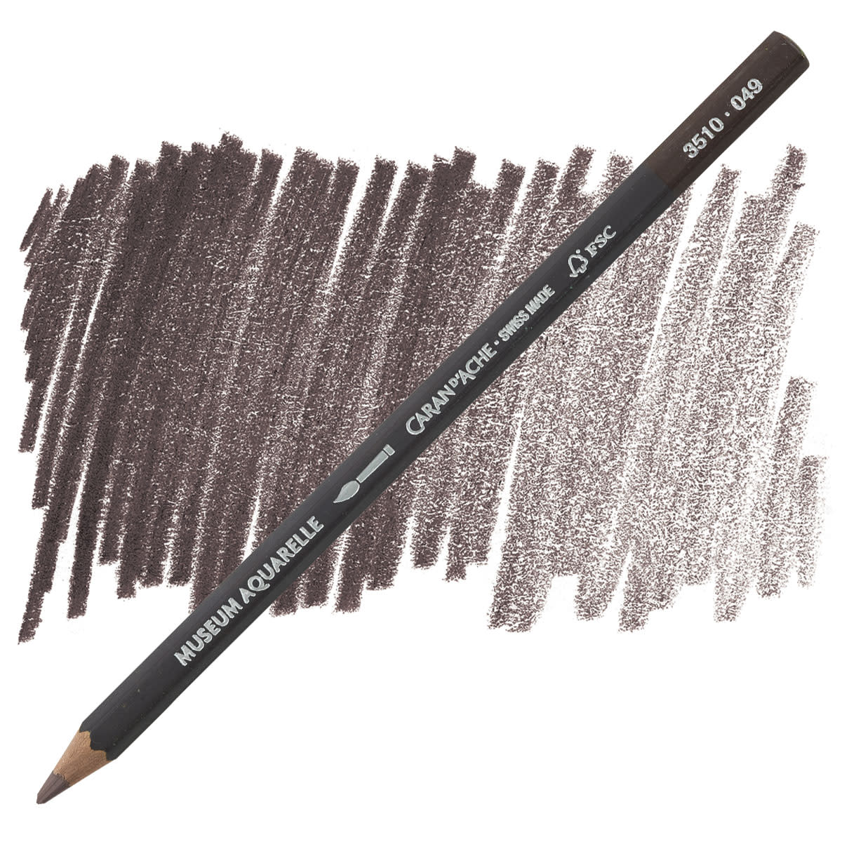 Карандаш Caran d`Ache Museum Aquarelle Raw Umber Fsc, 3510.049