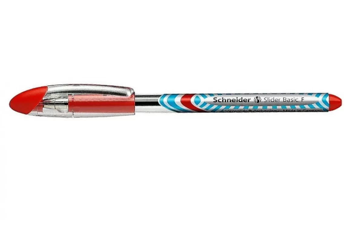 Ручка кулькова Schneider Slider F Red 151002