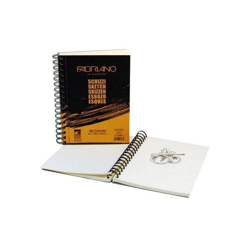 Альбом для ескізів на спіралі Schizzi Sketch А4 (21х29,7см), 90г/м2, 120л., Fabriano 52129766 2