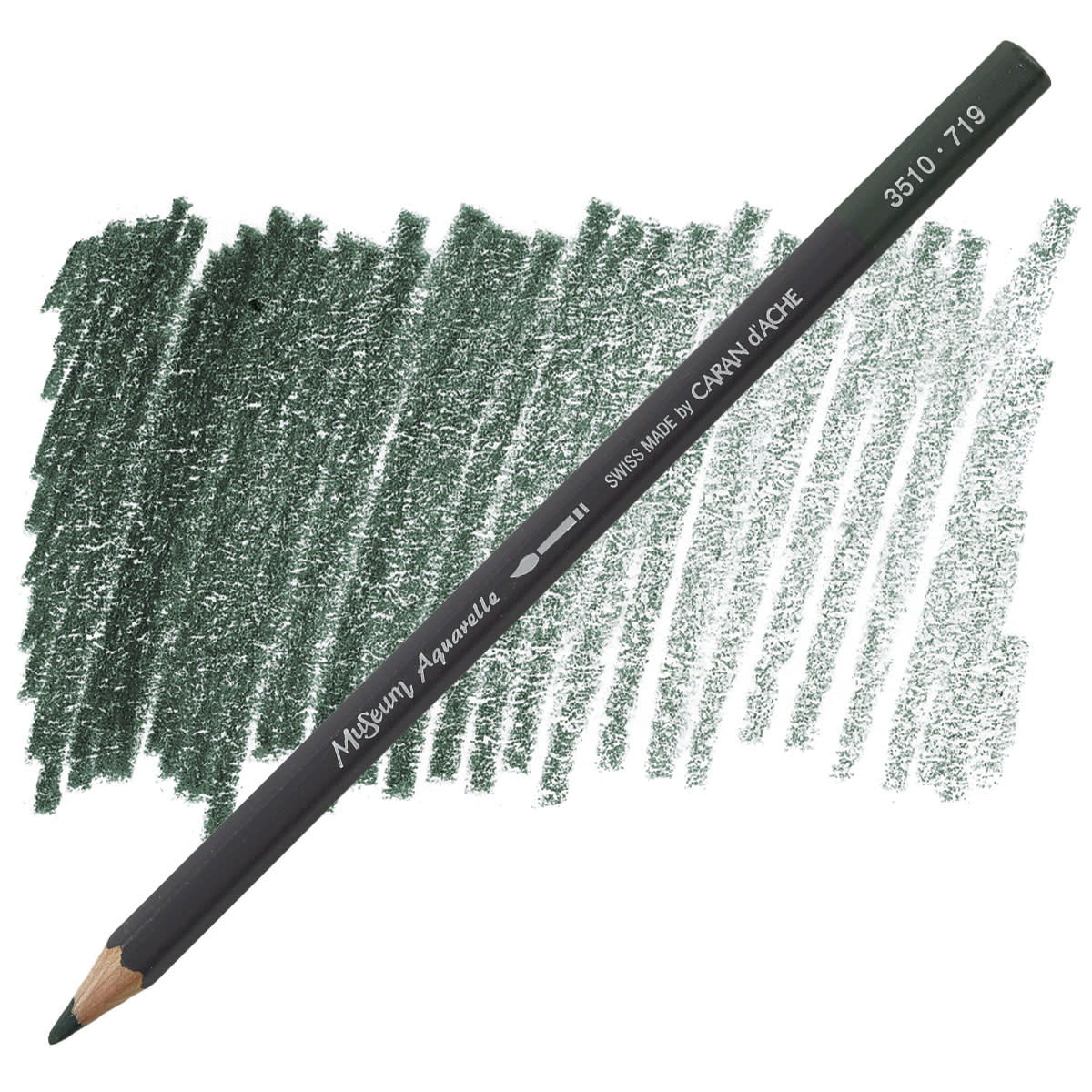 Карандаш Caran d`Ache Museum Aquarelle Dark Phthal.Green Fsc, 3510.719