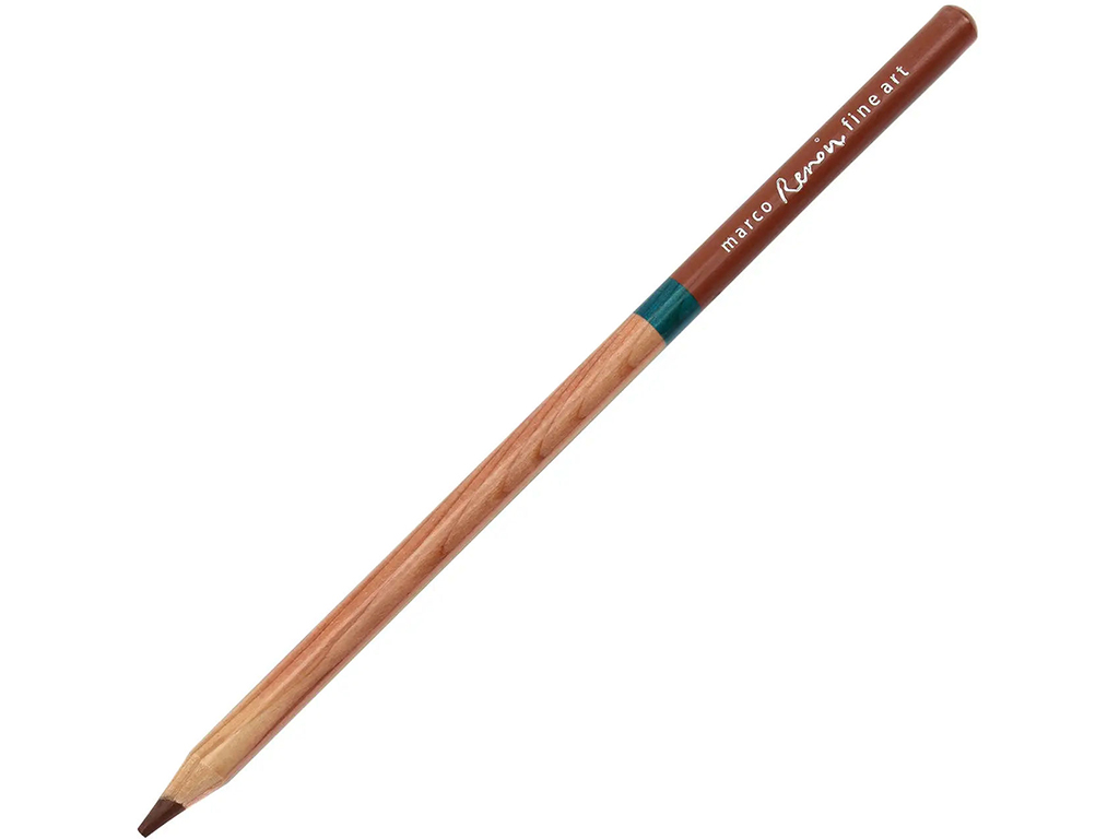 Карандаш цветной круглый Brown Ochre (44) кедр, Fine Art Aqua, ТМ Marco