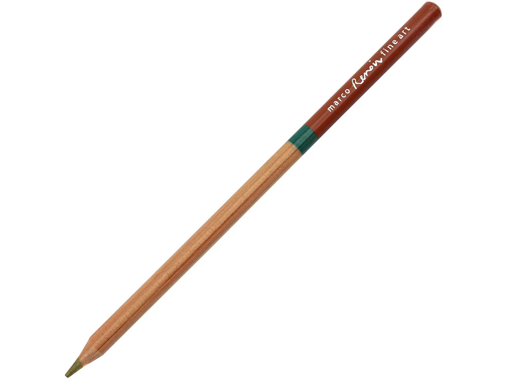 Карандаш цветной круглый Burnt Ochre (27) кедр, Fine Art Aqua, ТМ Marco