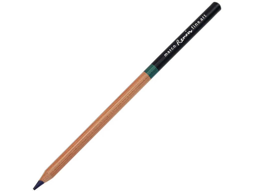 Карандаш цветной круглый Prussian Blue (58) кедр, Fine Art Aqua, ТМ Marco