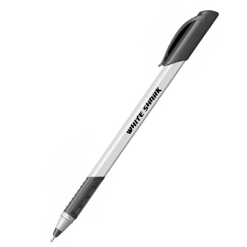 Ручка гелева Hiper White Shark HG-811 0,6 мм чорна 1