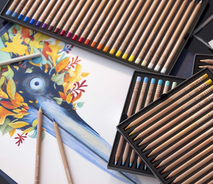 Карандаш Caran d`Ache Luminance 6901 Burnt Ochre 50% Fsc, 6901.836 1