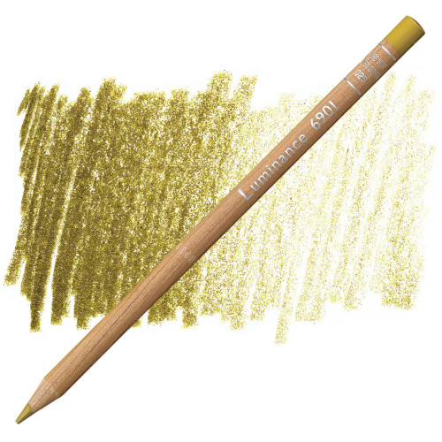 Карандаш Caran d`Ache Luminance 6901 Green Ochre Fsc, 6901.025