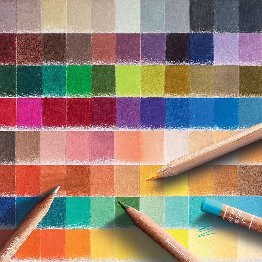 Карандаш Caran d`Ache Luminance 6901 Ice Blue Fsc, 6901.185 2