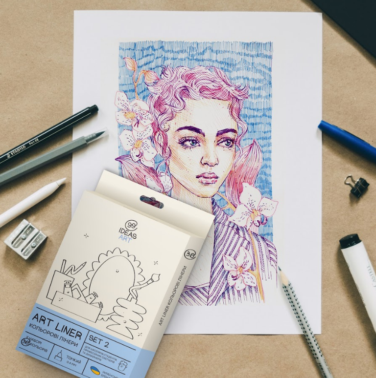 Набір кольорових лінерів, 36 кол., IDEA10-AL36SET2, 99IDEAS 2