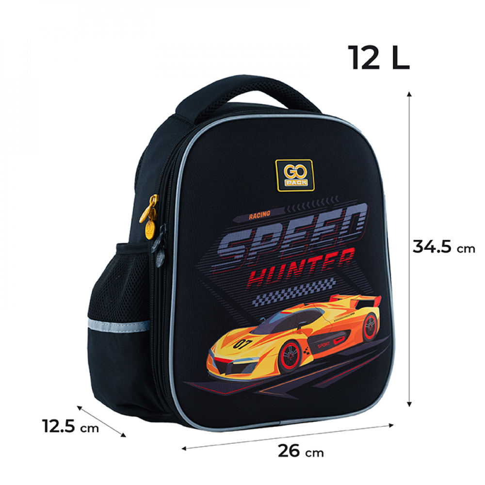 Рюкзак GoPack Education напівкаркасний 165S-3 Speed Hunter, GO24-165S-3 2