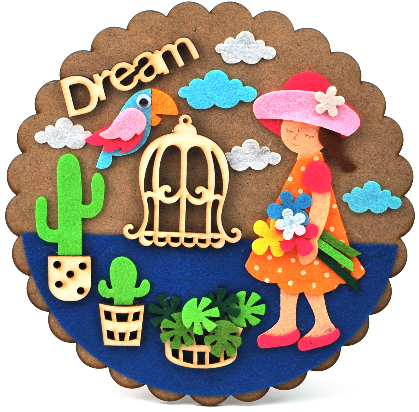 Набір для творчості "Виріб аплікація із фетру Dream", ФА-14 1