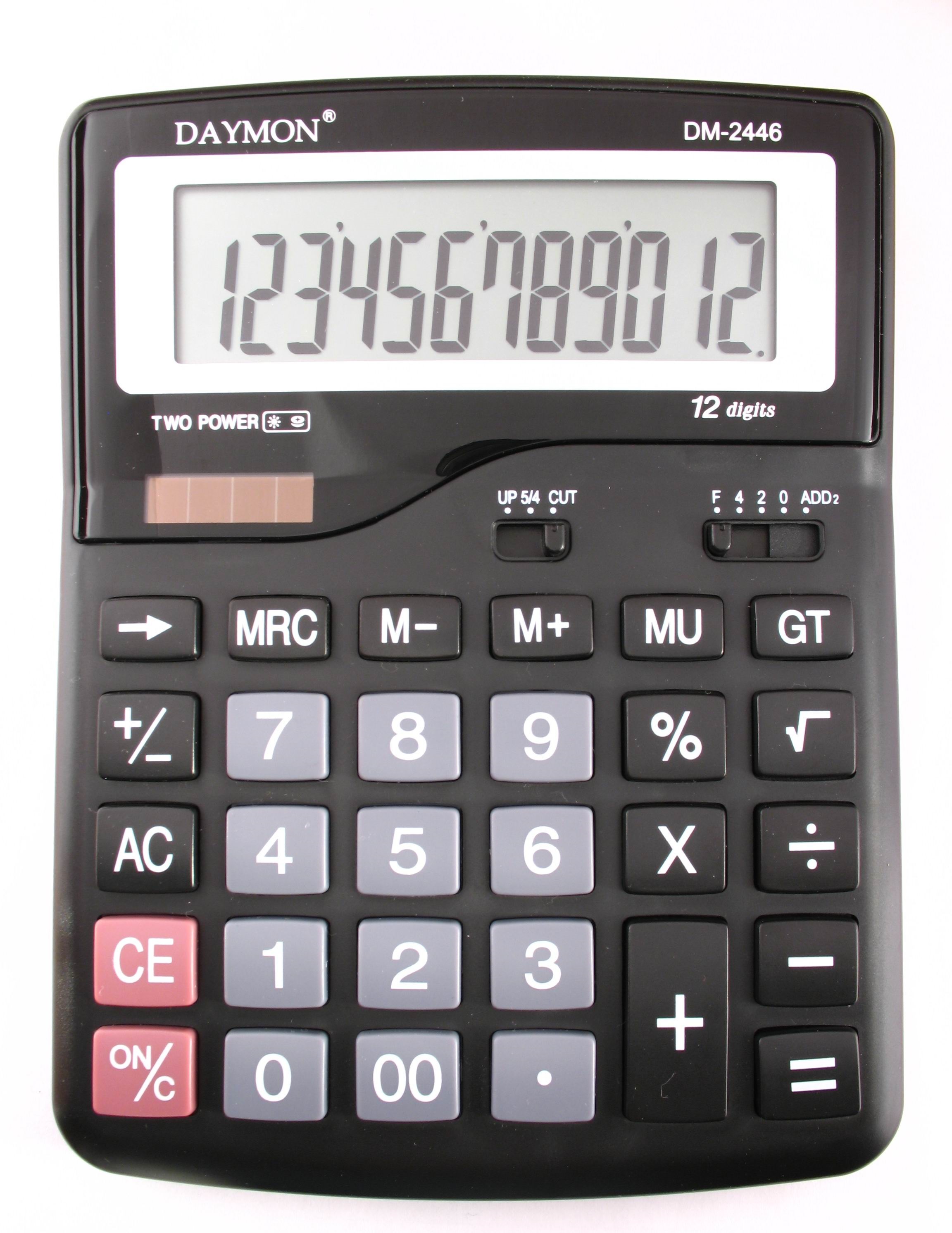 Калькулятор Daymon DM-2446, бухгалтерський, 12 р,