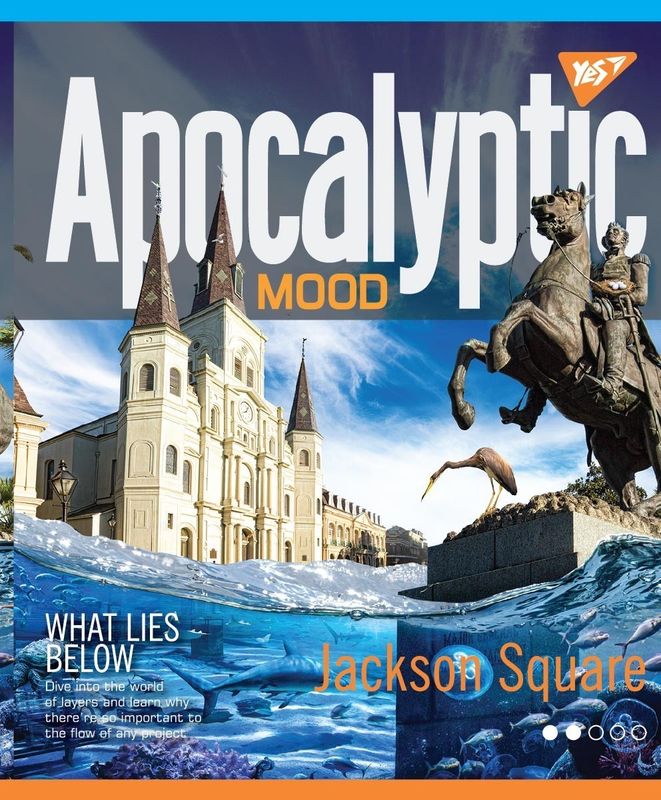 Тетрадь 48 лин. YES Apocalyptic, 764371 1