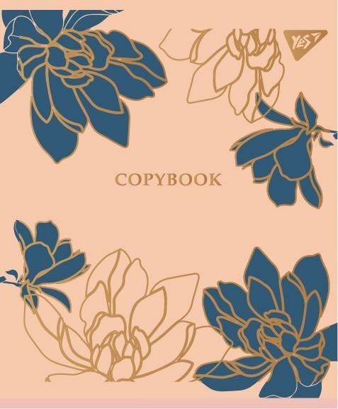 Зошит 48 лін. YES Pastel flowers, 764387 1