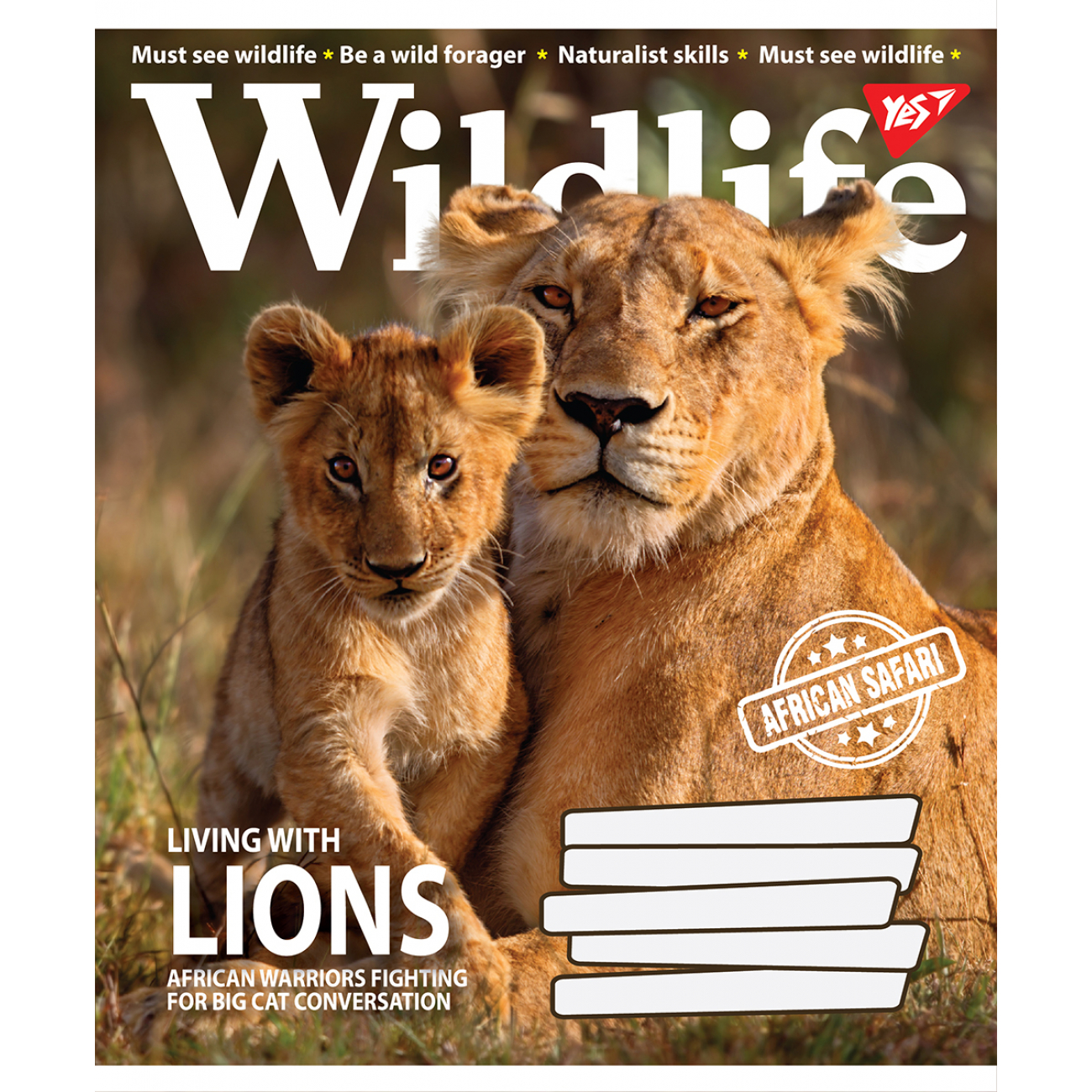 Тетрадь 48 лин. YES Wild life, 766033 4
