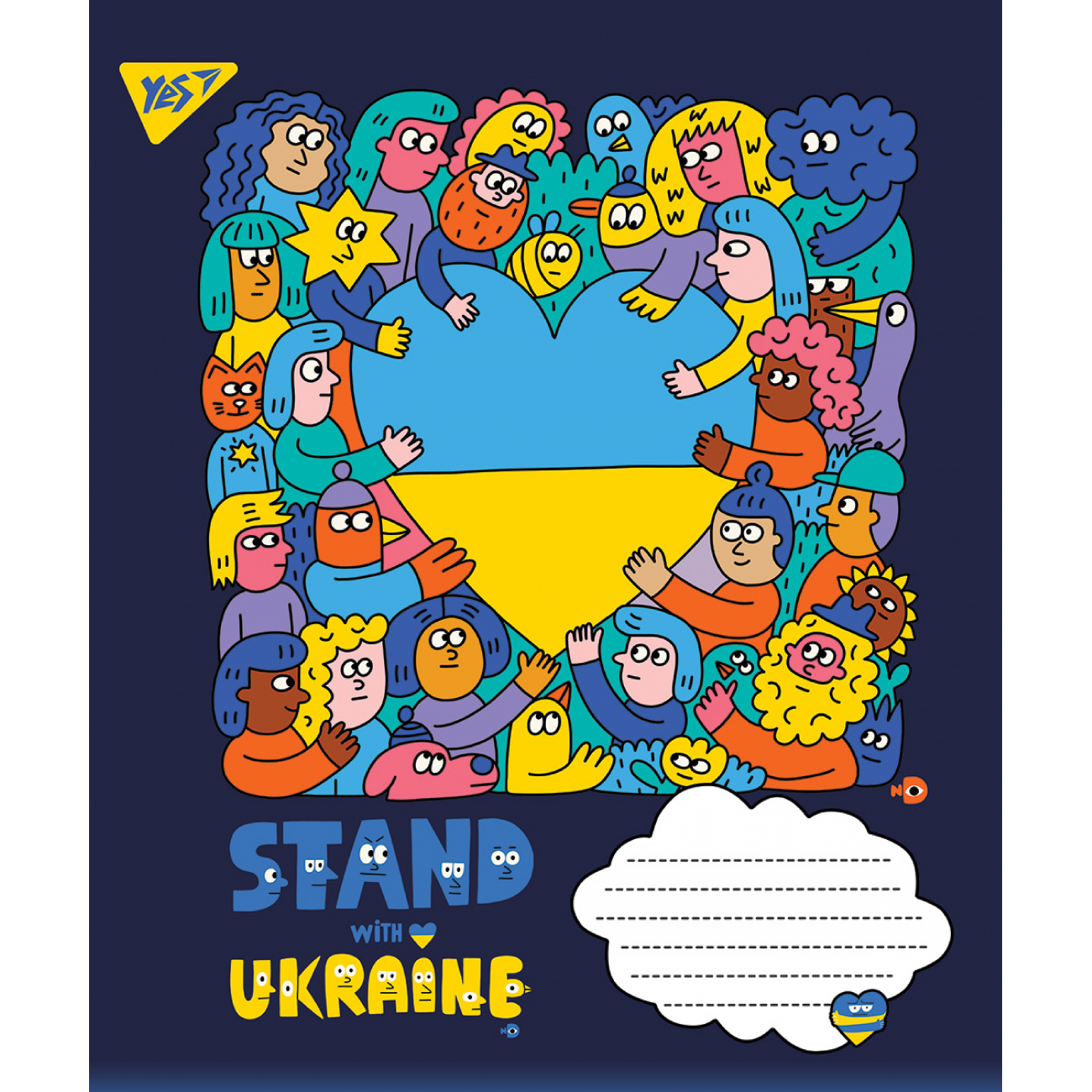 Зошит 48 лін. YES Ukraine, 766235 4
