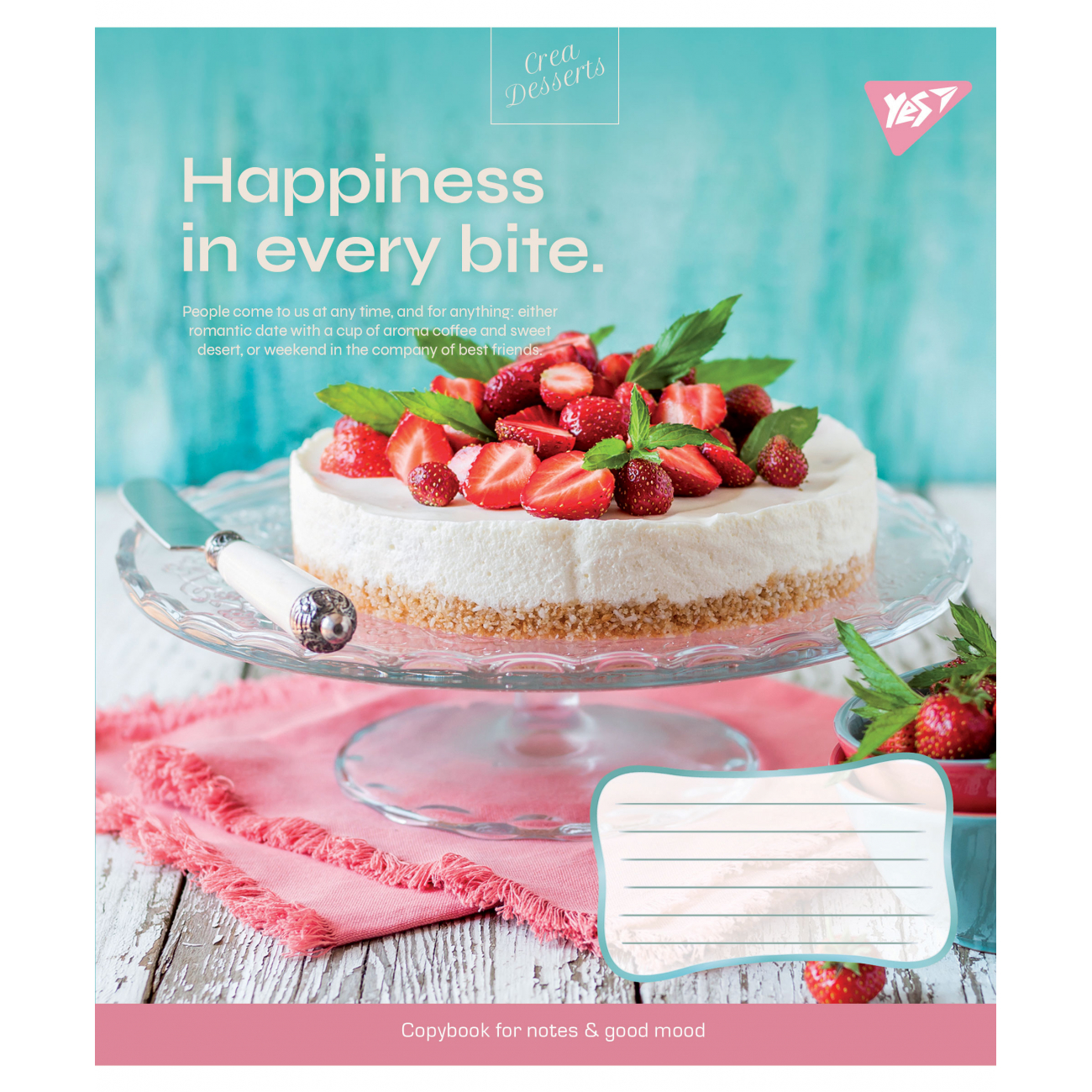 Тетрадь 48 лин. YES Desserts, 766456 4