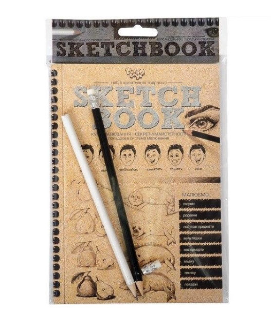 Набір креативної творчості "Sketch book" укр. (40), SB-01-02