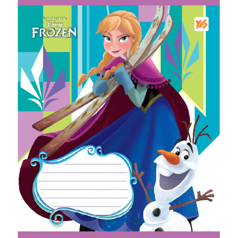 Зошит 12 лін. YES Frozen Story -18, 762934 (5061) 1