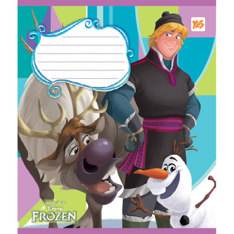 Зошит 12 лін. YES Frozen Story -18, 762934 (5061) 4
