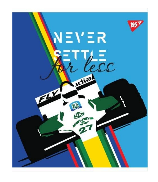 Зошит 12 лін. YES "Never Settle", 764217 2