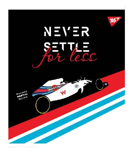 Зошит 12 лін. YES "Never Settle", 764217 3