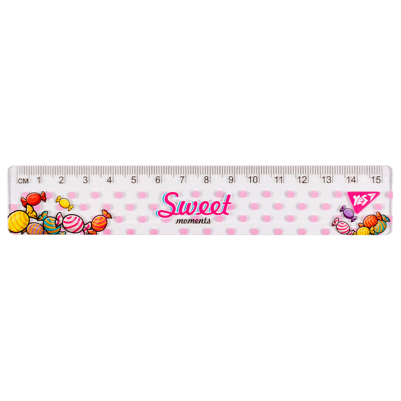 Лінійка 15 см "Sweet Cream", 370662 Yes