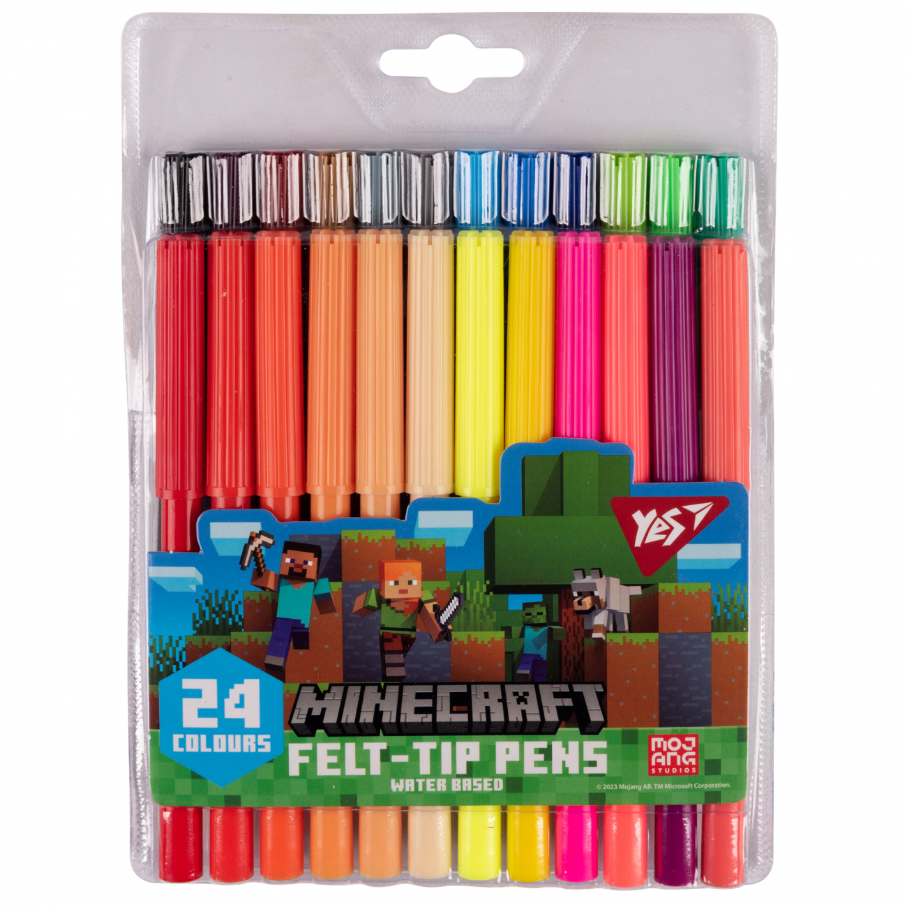 Фломастери 24 кол. "Minecraft", 650554 Yes