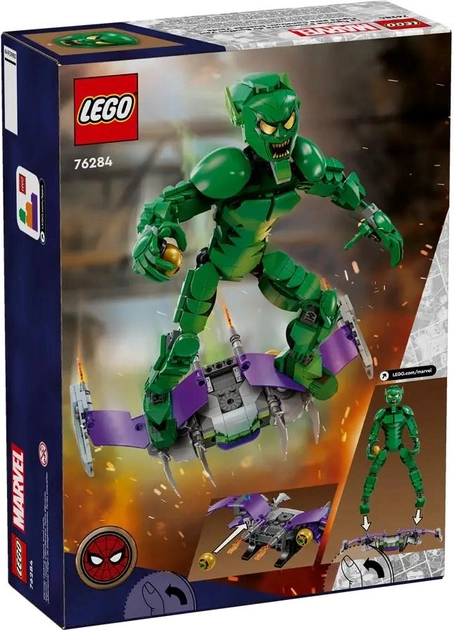 Конструктор Lego Marvel "Фигурка Зеленого гоблина для сборки", 76284