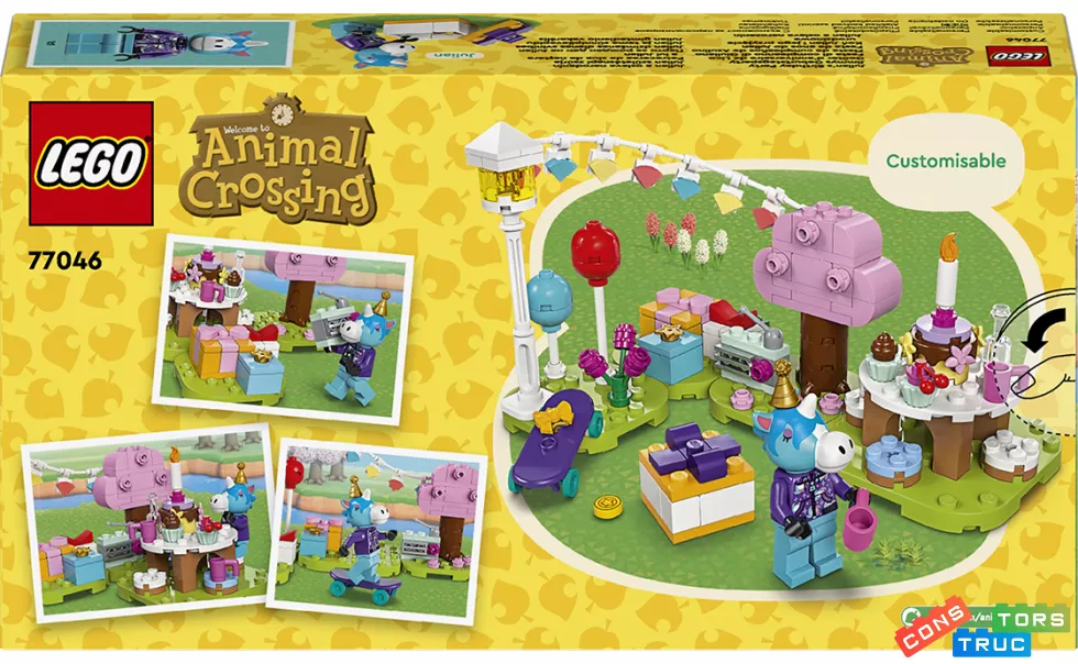 Конструктор Lego Animal Crossing "Вечірка з нагоди Дня Народження Julian", 77046 1