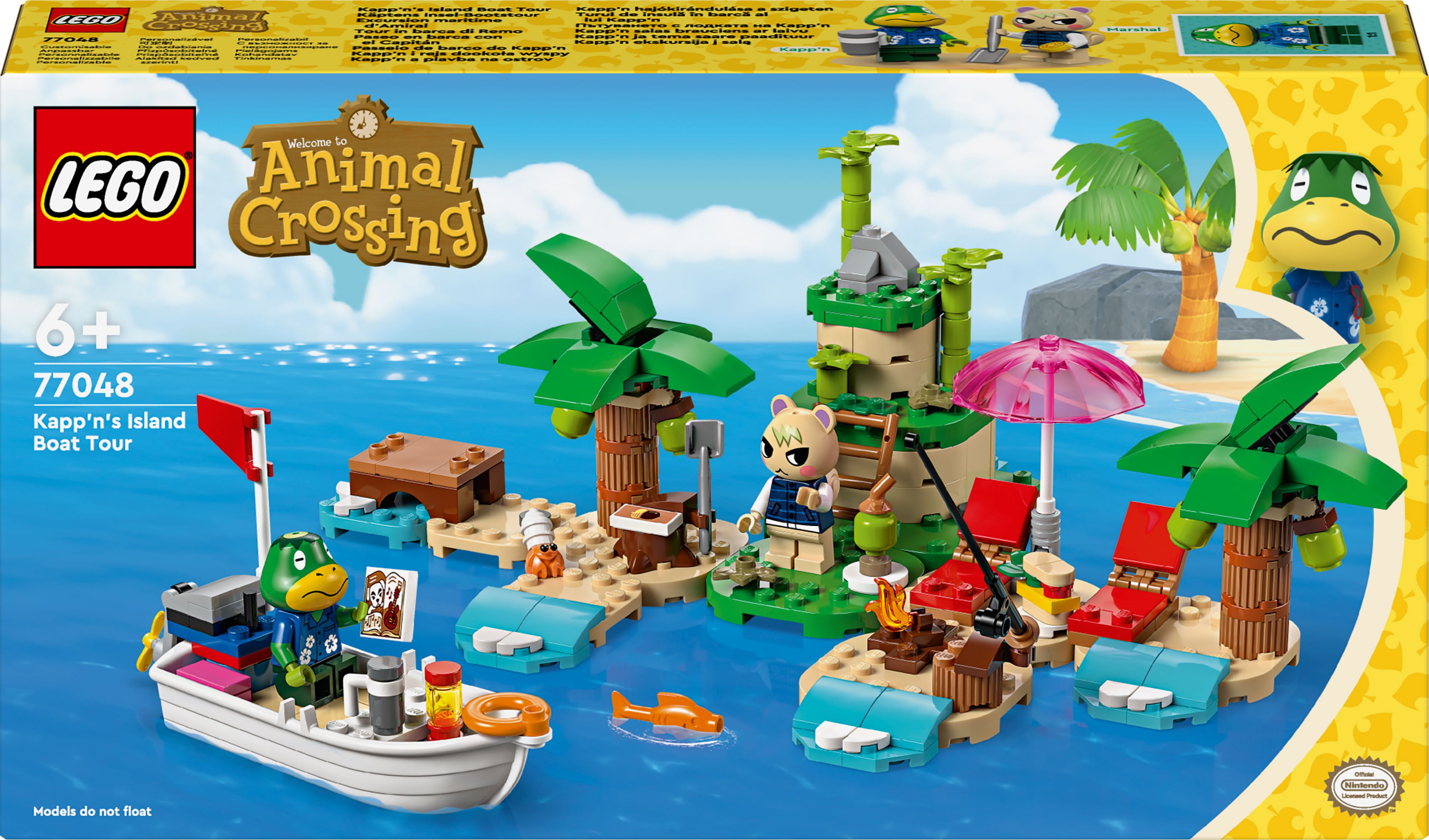 Конструктор Lego Animal Crossing "Острівна екскурсія Kapp`n на човні", 77048