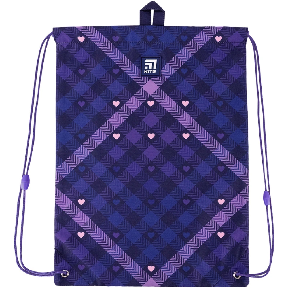 Сумка для взуття Kite 600M Check and Hearts, K24-600M-1