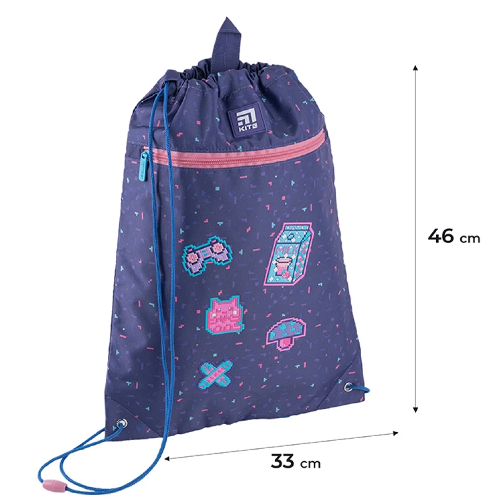 Сумка для взуття Kite 601M Pixel Love, K24-601M-5 2