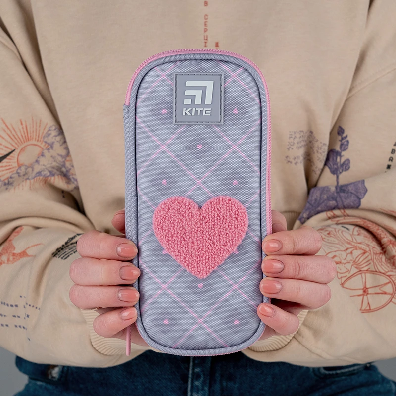 Пенал Kite 662 Fluffy Heart, K24-662-13 5