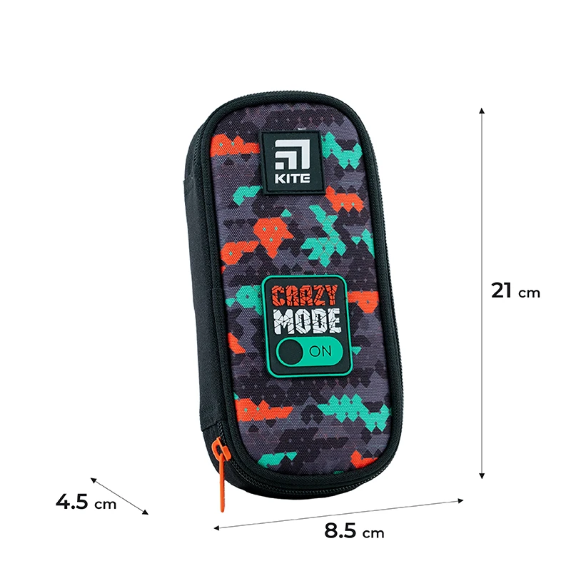 Пенал Kite 662 Crazy Mode, K24-662-12 1