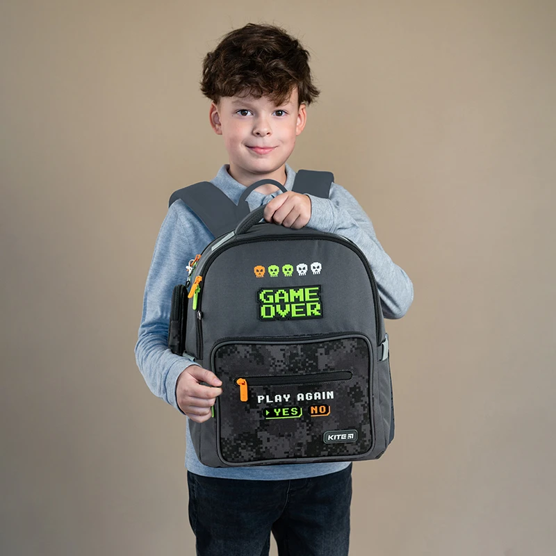 Рюкзак шкільний Kite Education 770 Game Over, K24-770M-4 17