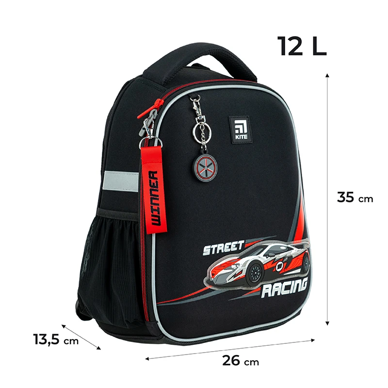 Рюкзак шкільний каркасний Kite Education 555 Racing, K24-555S-5 2
