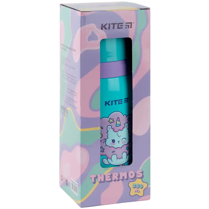 Термос 350 мл, Rainbow Catcorn, K24-301-2 3