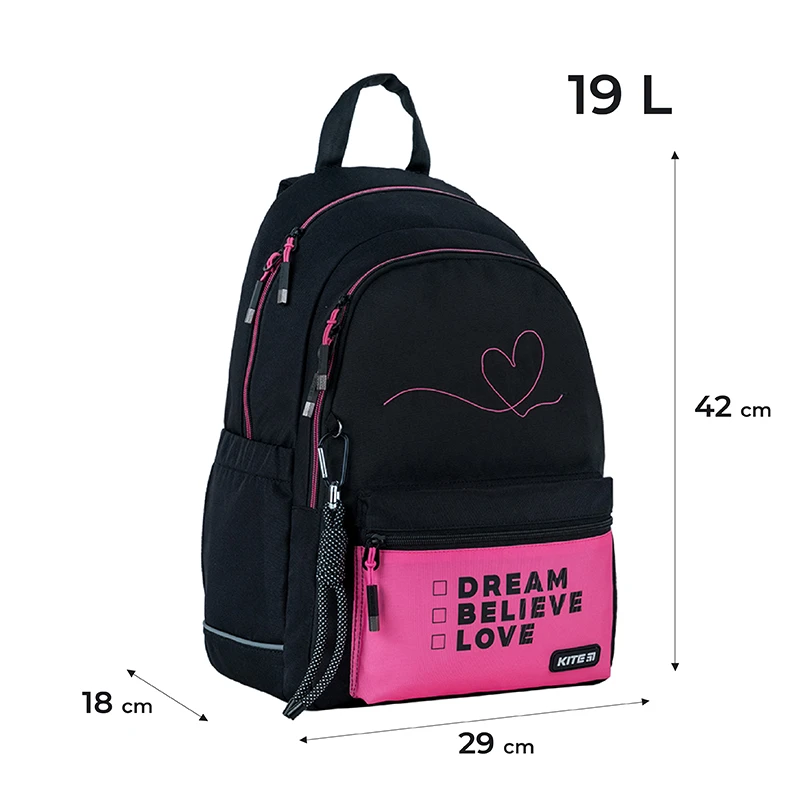 Рюкзак школьный Kite Education teens 2575M (LED), K24-2575M (LED) 3