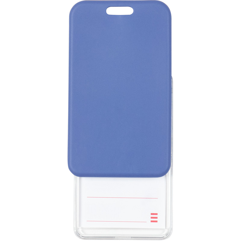Бейдж-чохол SoftTouch 54*85 мм, матовий, димчастий синій, 4550V-02-A 3