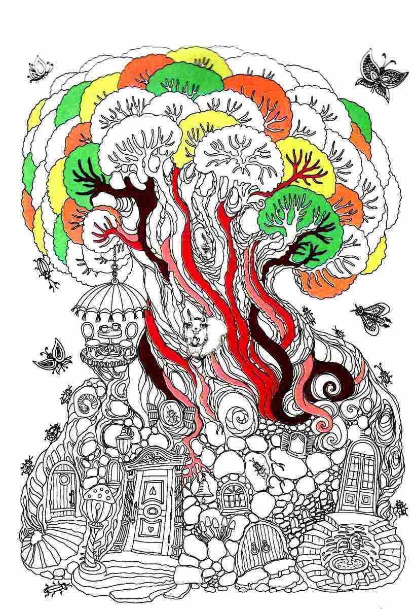 Раскраска "Color zen . Волшебная страна" (у) 1