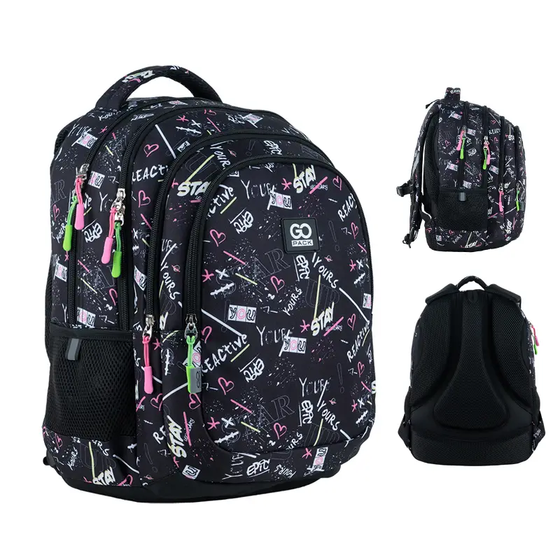 Рюкзак GoPack Education Teens 162M-5 черный, GO24-162M-5 1