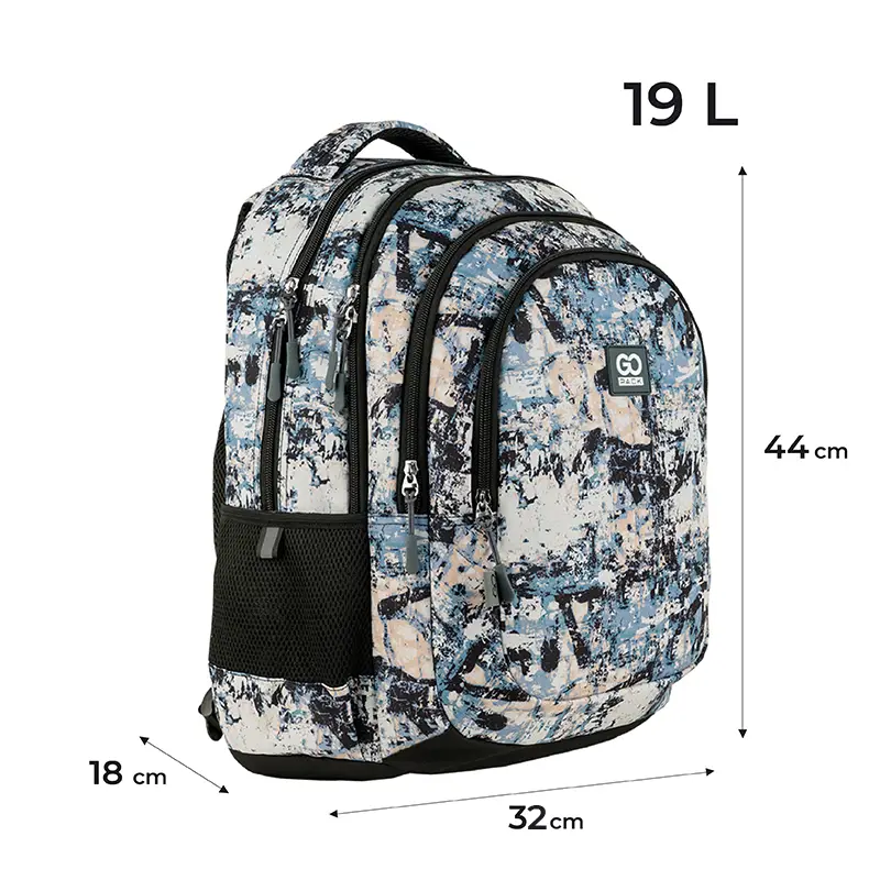 Рюкзак GoPack Education Teens 162L-2 сірий, GO24-162L-2 2