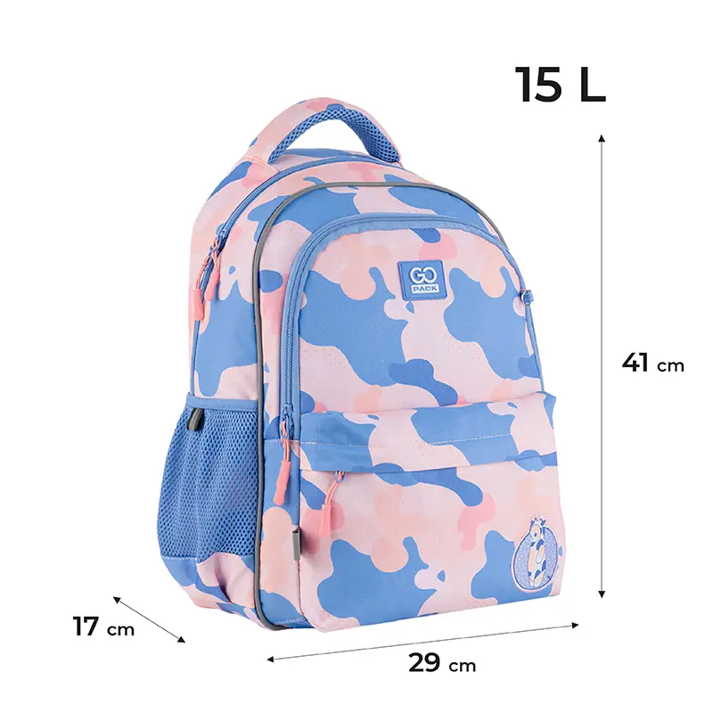 Рюкзак GoPack Education 182 Funny CowCat, GO24-182M-4 2