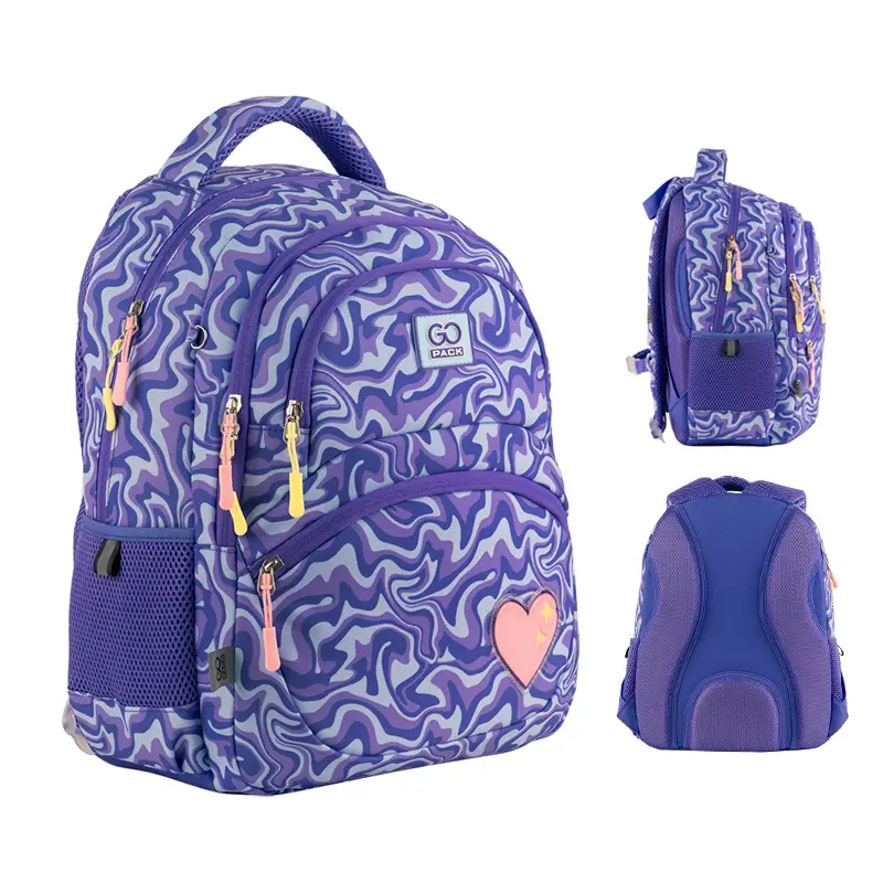 Рюкзак GoPack Education 175M-4 Shiny Heart, GO24-175M-4 1
