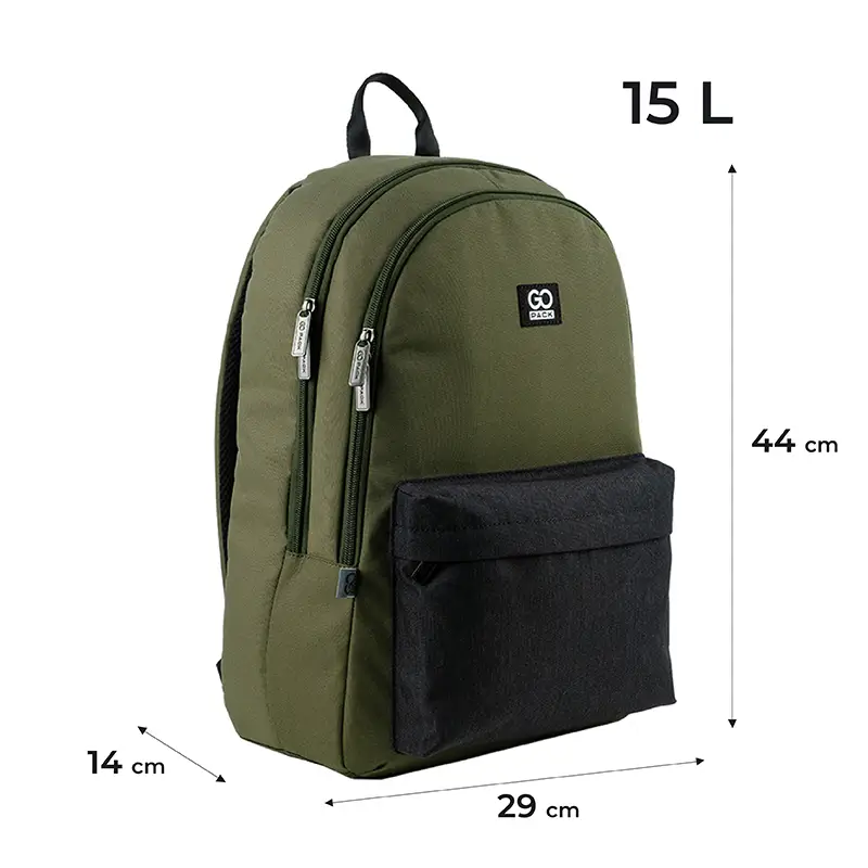 Рюкзак GoPack Education Teens 140L-3 хакі, GO24-140L-3 2